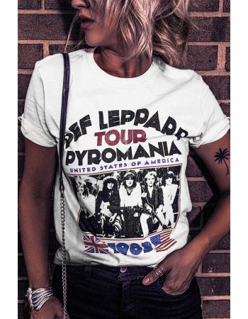 DEF LEPPARD TOUR PYROMANIA Graphic Tee